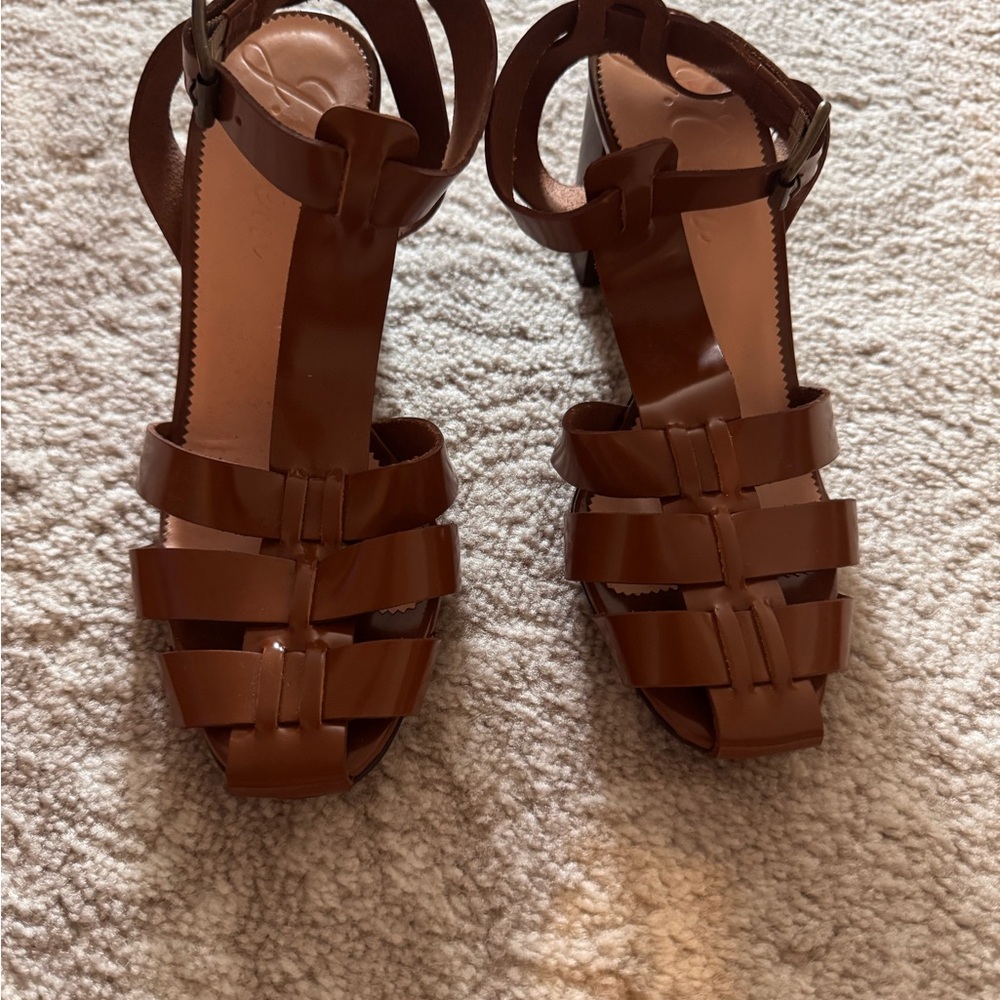 Brown Leather Women's Sandals